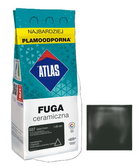 Atlas FUGA CERAMICZNA 037 GRAFITOWY 2kg_Remontownia24.pl