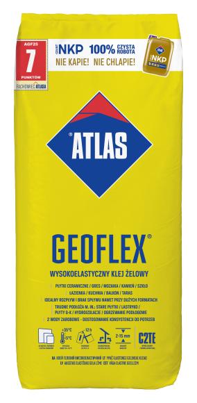 ATLAS GEOFLEX KLEJ ŻELOWY WYSOKOELASTYCZNY (2-15 mm), Typ C2TE 5kg_Remontownia24.pl
