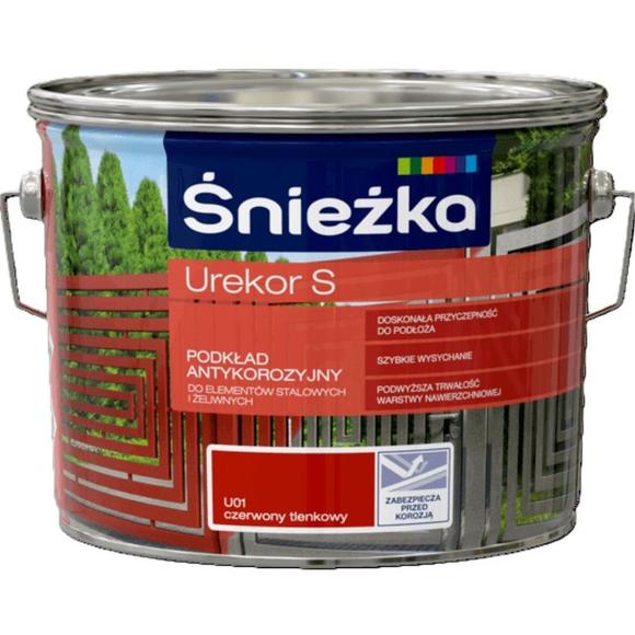 Farba Śnieżka UREKOR S PODKŁAD ANTYKOROZYJNY CZERWONY TLENKOWY U01 2,5L_Remontownia24.pl