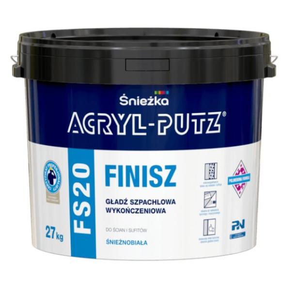 Śnieżka ACRYL-PUTZ FS 20 FINISZ - GŁADŹ SZPACHLOWA WYKOŃCZENIOWA 27kg