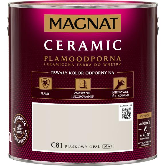 Farba Magnat Ceramic C81 Piaskowy Opal 5L (1)