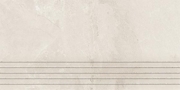 Tubądzin płytka gresowa GRAND CAVE IVORY STOPNICA 29,6x59,8 (1)