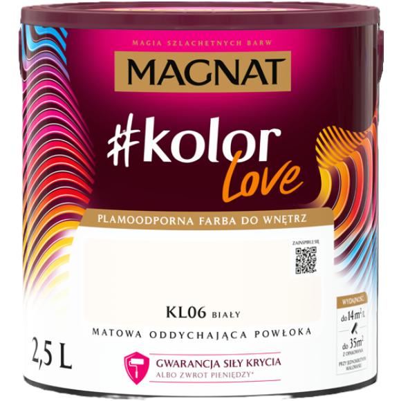 Farba Magnat #KolorLove BIAŁY 2,5L KL06 (1)