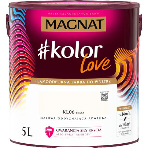 Farba Magnat #KolorLove BIAŁY 5L KL06 (1)