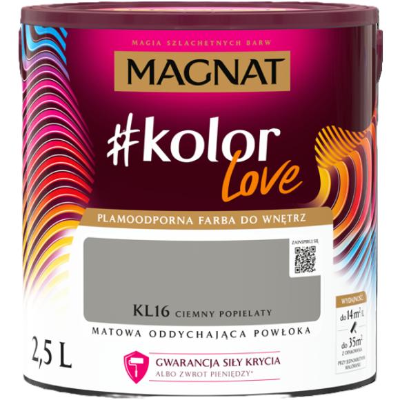 Farba Magnat #KolorLove CIEMNY POPIELATY 2,5L KL16 (1)