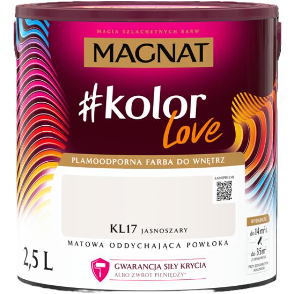 Farba Magnat #KolorLove JASNOSZARY 2,5L KL17 (1)