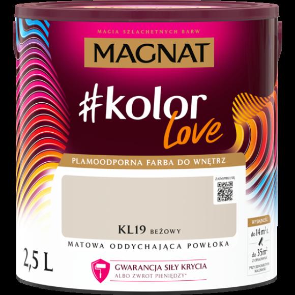 Farba Magnat #KolorLove BEŻOWY 2,5L KL19 (1)