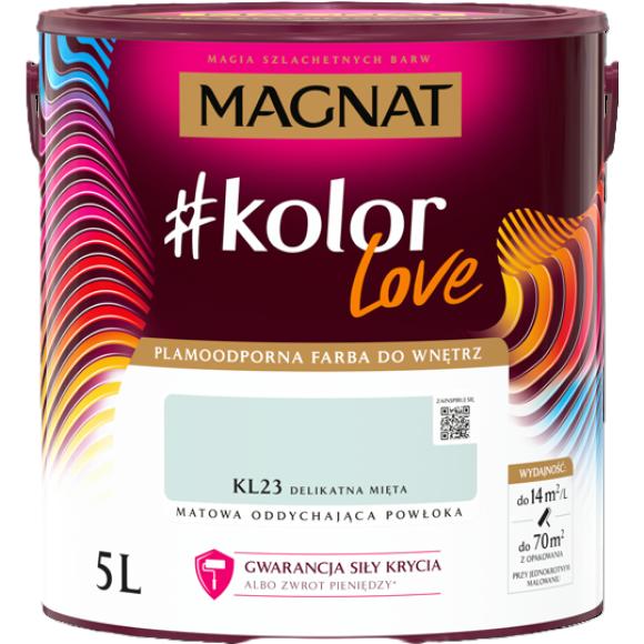 Farba Magnat #KolorLove DELIKATNA MIĘTA 5L KL23 (1)