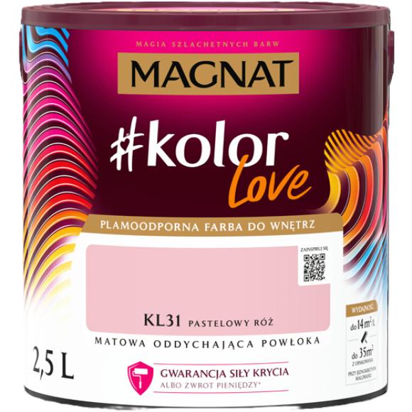 Farba Magnat #KolorLove PASTELOWY RÓŻ 2,5L KL31 (1)