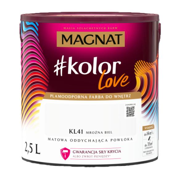 Farba Magnat #KolorLove MROŹNA BIEL 2,5L KL41 (1)