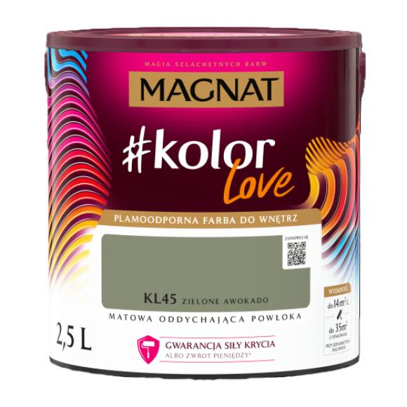 Farba Magnat #KolorLove ZIELONE AWOKADO 2,5L KL45 (1)