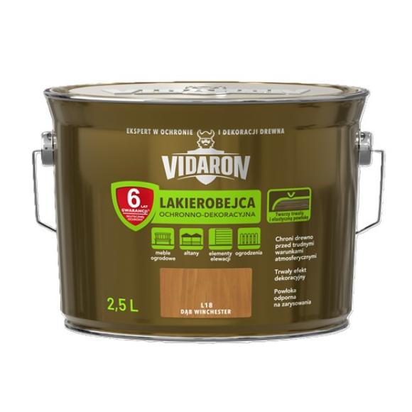 Vidaron Lakierobejca OCHRONNO-DEKORACYJNA L18 DĄB WINCHESTER 2,5L (1)