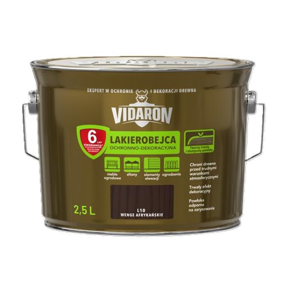 Vidaron Lakierobejca OCHRONNO-DEKORACYJNA L10 WENGE AFRYKAŃSKIE 2,5L (1)