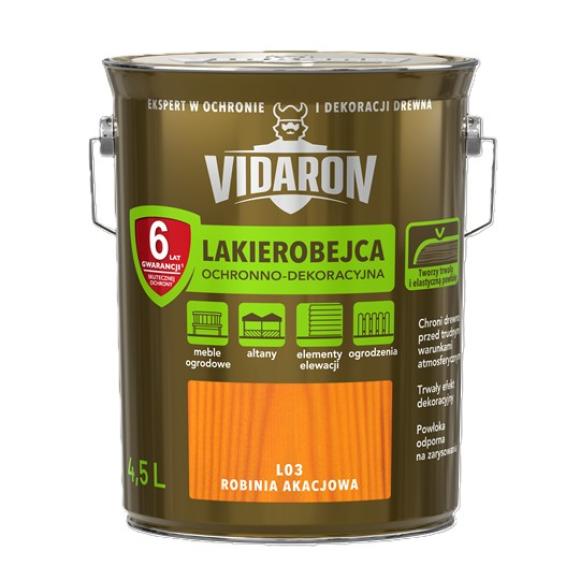 Vidaron Lakierobejca OCHRONNO-DEKORACYJNA L03 ROBINIA AKACJOWA 4,5L (1)