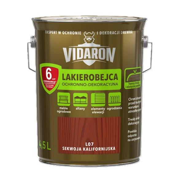Vidaron Lakierobejca OCHRONNO-DEKORACYJNA L07 SEKWOJA KALIFORNIJSKA 4,5L (1)
