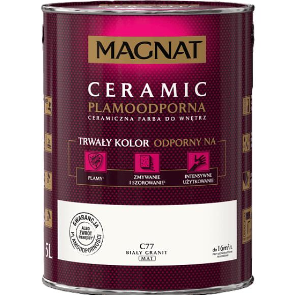  Farba Magnat Ceramic BIAŁY GRANIT 5L C77 (1)