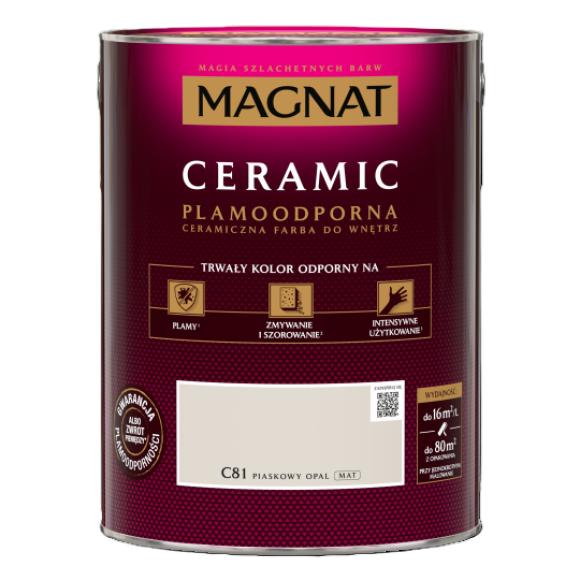 Farba Magnat Ceramic PIASKOWY OPAL 5L C81 (1)
