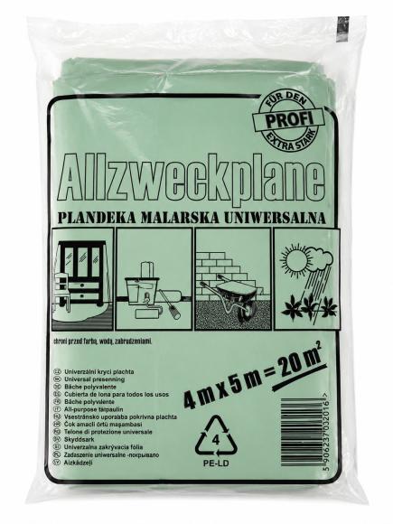 Folia ochronna malarska Gruba 4mx5m (1)