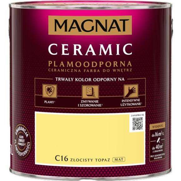 Farba Magnat Ceramic ZŁOCISTY TOPAZ 2,5L C16 (1)