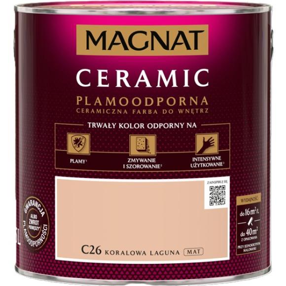 Farba Magnat Ceramic KORALOWA LAGUNA 2,5L C26 (1)