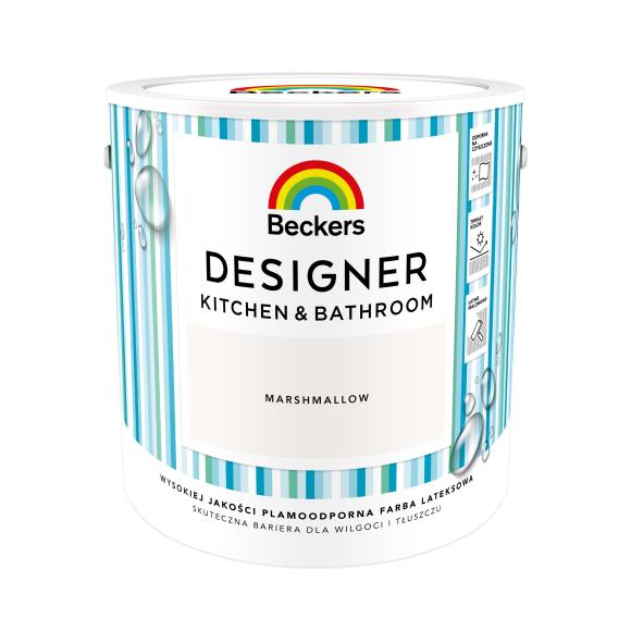 Farba Beckers Designer Kitchen & Bathroom MARSHMALLOW 2,5L (1)