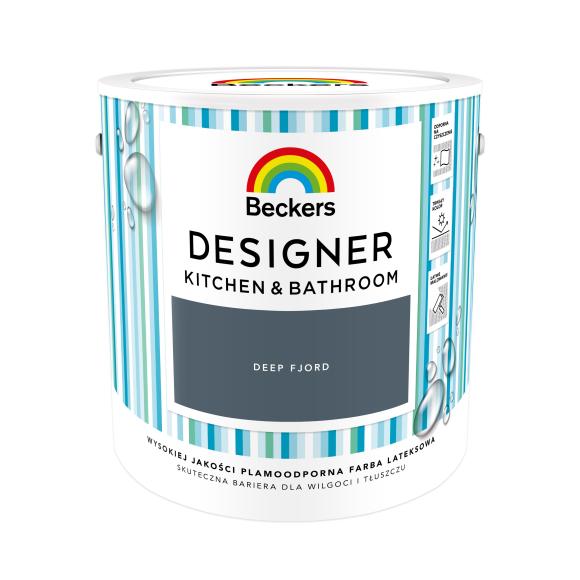 Farba Beckers Designer Kitchen & Bathroom DEEP FJORD 2,5L (1)