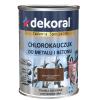 Dekoral Chlorokauczuk Brąz Mahoniowy RAL 8016 0,9L