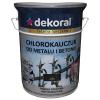 Farba Dekoral Chlorokauczuk Czarny Strong RAL 9005 5L