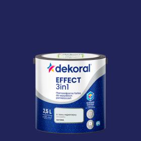 Dekoral Effect 3IN1 Plamoodporna Niebieski Ciemny2,5L