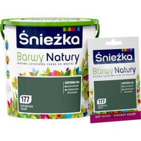 Farba Śnieżka BARWY NATURY Naturalna Zieleń 177 2,5L