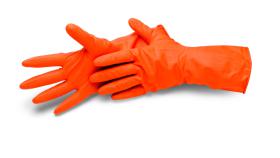 Rękawice do prac domowych CLEANSTAR RĘKAWICE LATEKS 7" S 