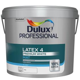Dulux Professional Latex Premium White 9L + WAŁEK PROMOCJA