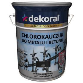 Dekoral Chlorokauczuk Czarny Strong RAL 9005 5L
