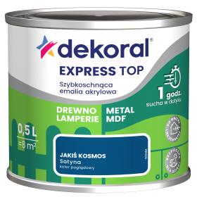 DEKORAL EXPRESS TOP SZYBKOSCHNĄCA EMALIA JAKIŚ KOSMOS  0,5L