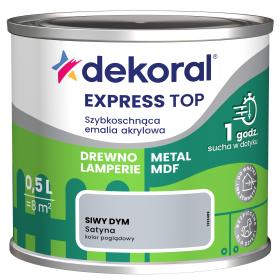 DEKORAL EXPRESS TOP SZYBKOSCHNĄCA SIWY DYM 0,5L