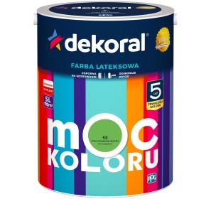 DEKORAL MOC KOLORU ZDECYDOWANIE ZIELONY 5L