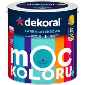 DEKORAL MOC KOLORU TURKUSOWA GŁEBIA  2,5L