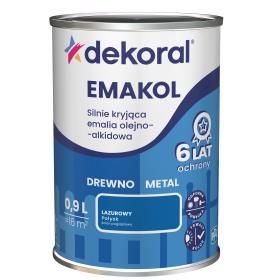 DEKORAL EMAKOL LAZUROWY 0,9L