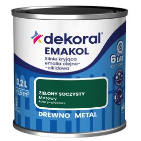 Farba Dekoral EMAKOL Zielony Soczysty Matowy 0,2L