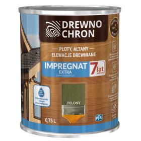 DREWNOCHRON EXTRA  IMPREGNAT POWŁOKOTWÓRCZY DO DREWNA ZIELONY 0.75L