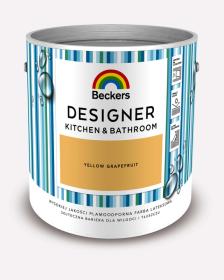 Farba Beckers Designer Kitchen & Bathroom YELLOW GRAPEFRUIT 2,5L _Remontownia24.pl