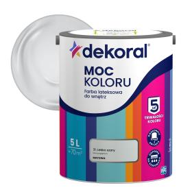 Farba Dekoral Moc Koloru LEKKO SZARY 5L_Remontownia24.pl