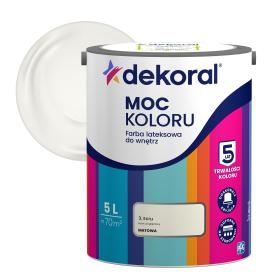 Obrazek dla: Farba Dekoral Moc Koloru ECRU 5L_Remontownia24.pl