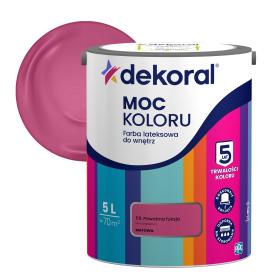 Farba Dekoral Moc Koloru POWABNA FUKSJA 5L_Remontownia24.pl