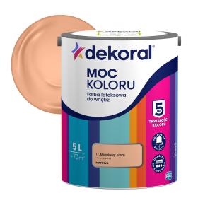 Obrazek dla: Farba Dekoral Moc Koloru MORELOWY KREM 5L_Remontownia24.pl
