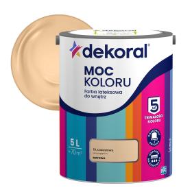 Obrazek dla: Farba Dekoral Moc Koloru ŁOSOSIOWY 5L