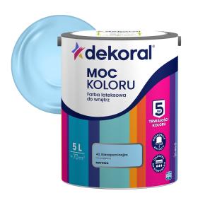 Farba Dekoral Moc Koloru NIEZAPOMINAJKA 5L_Remontownia24.pl