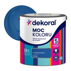 Farba Dekoral Moc Koloru NIEBIESKI KLEJNOT 2,5L_Remontownia24.pl