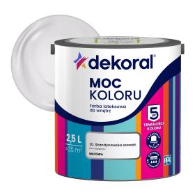 Farba Dekoral Moc Koloru SKANDYNAWSKA SZAROŚĆ 2,5L_Remontownia24.pl