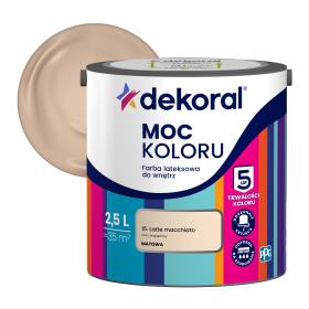 Farba Dekoral Moc Koloru LATTE MACCHIATO 2,5L_Remontownia24.pl